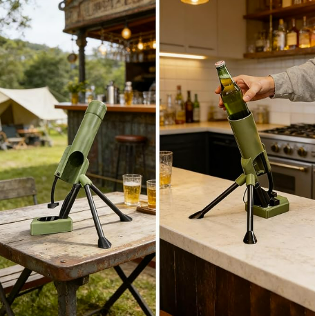 Turbocuite         Ouvre-bière en forme de mortier